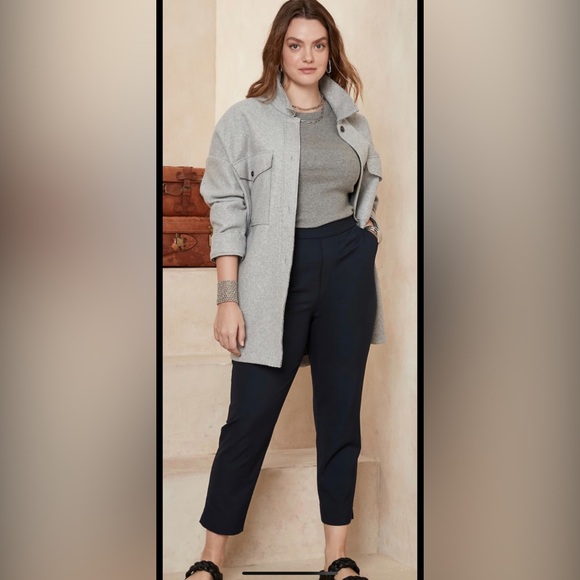 Banana Republic Black Hayden Tapered Pants - Picture 1 of 8